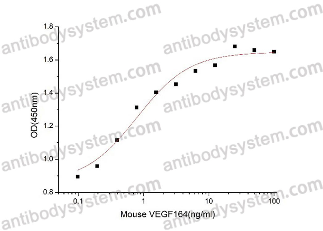 Recombinant Mouse VEGFA Protein, N-His (Active)