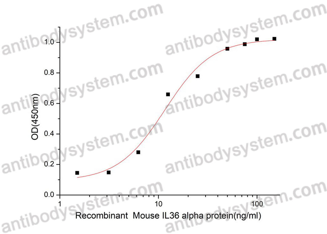 Recombinant Mouse IL36A/IL-1F6 Protein, No tag (Active)
